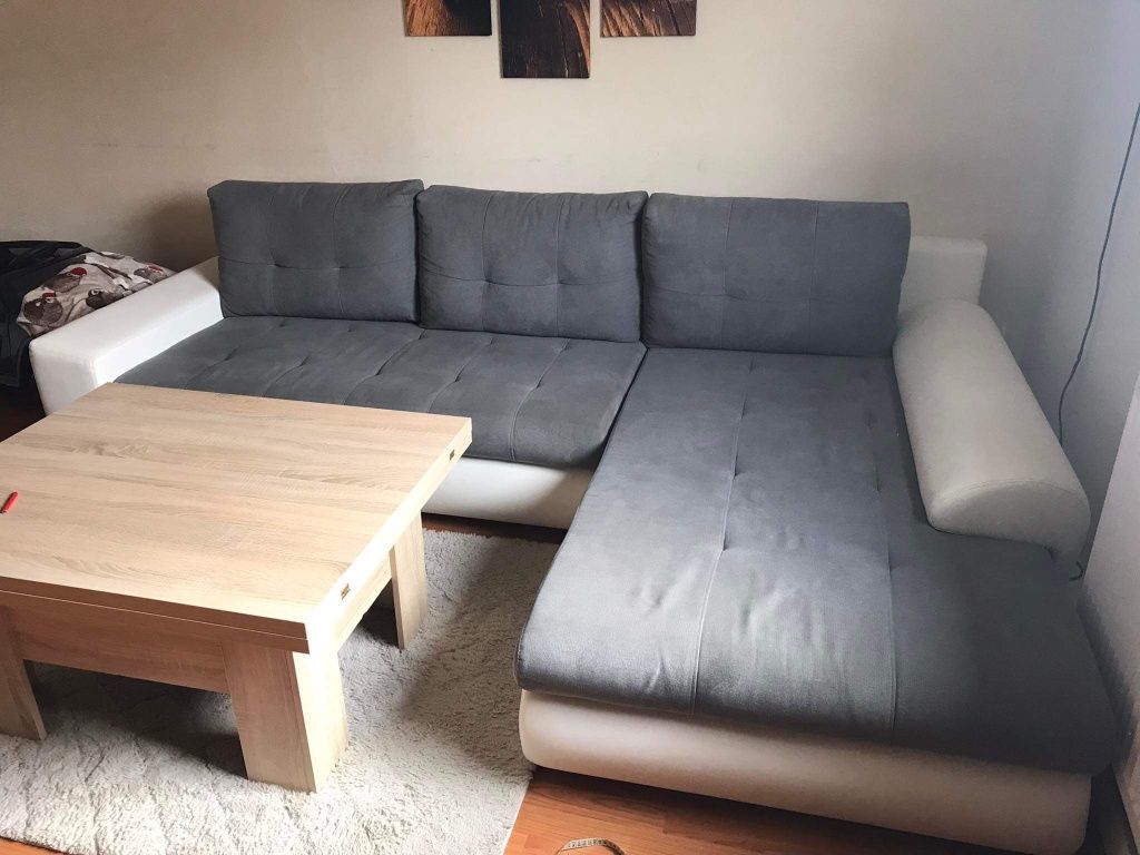 Duży, wygodny narożnik/sofa