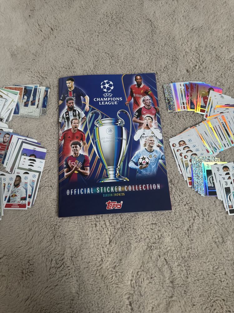 Naklejki topps champions ligue 2024/2025