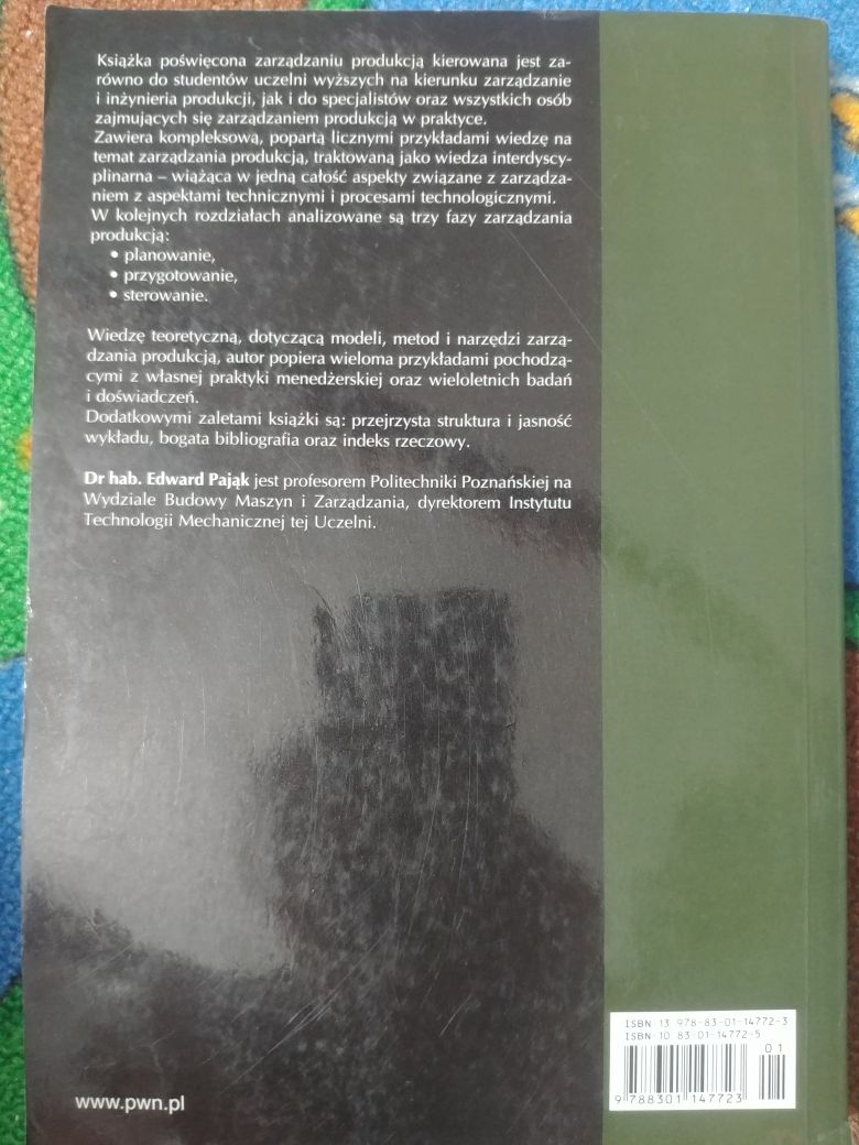 Zarządzanie produkcją Edward Pająk PWN 2006