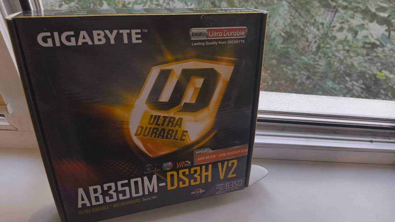 Материнська плата Gigabyte GA-AB350M-DS3H V2 (Socket AM4)