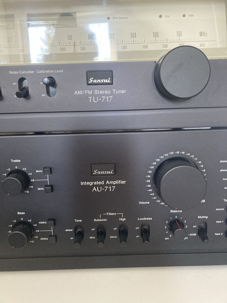 Sansui Au 717 tuner plus deck.