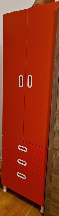 Szafa dziecięca IKEA SMASTAD / Platsa drążek szuflady stan BDB