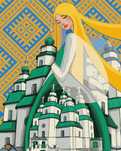 Набір для розпису по номерах. "Берегиня Свято-Троїцького Собору"