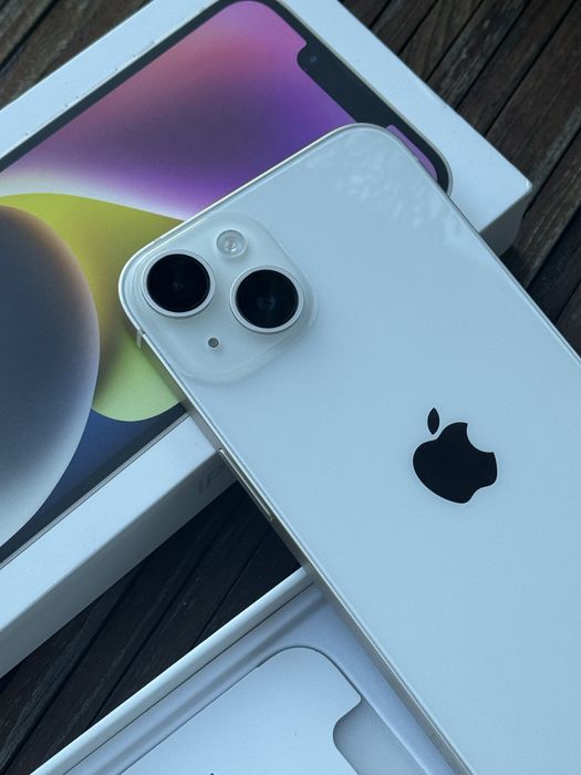 iPhone 14 Biały 100% kondycja