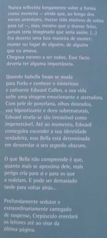 2 Livros - Crepúsculo e Lua Nova - Autora: Stephenie Meyer