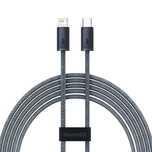 Baseus kabel do iPhone USB C - Lightning 2m Power Delivery 20W szary