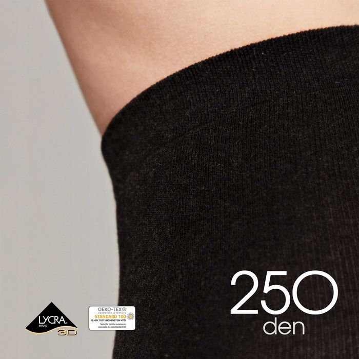 Rajstopy wiskozowe z kaszmirem Conte Cashmere 250 den (Rozmiar: 2)