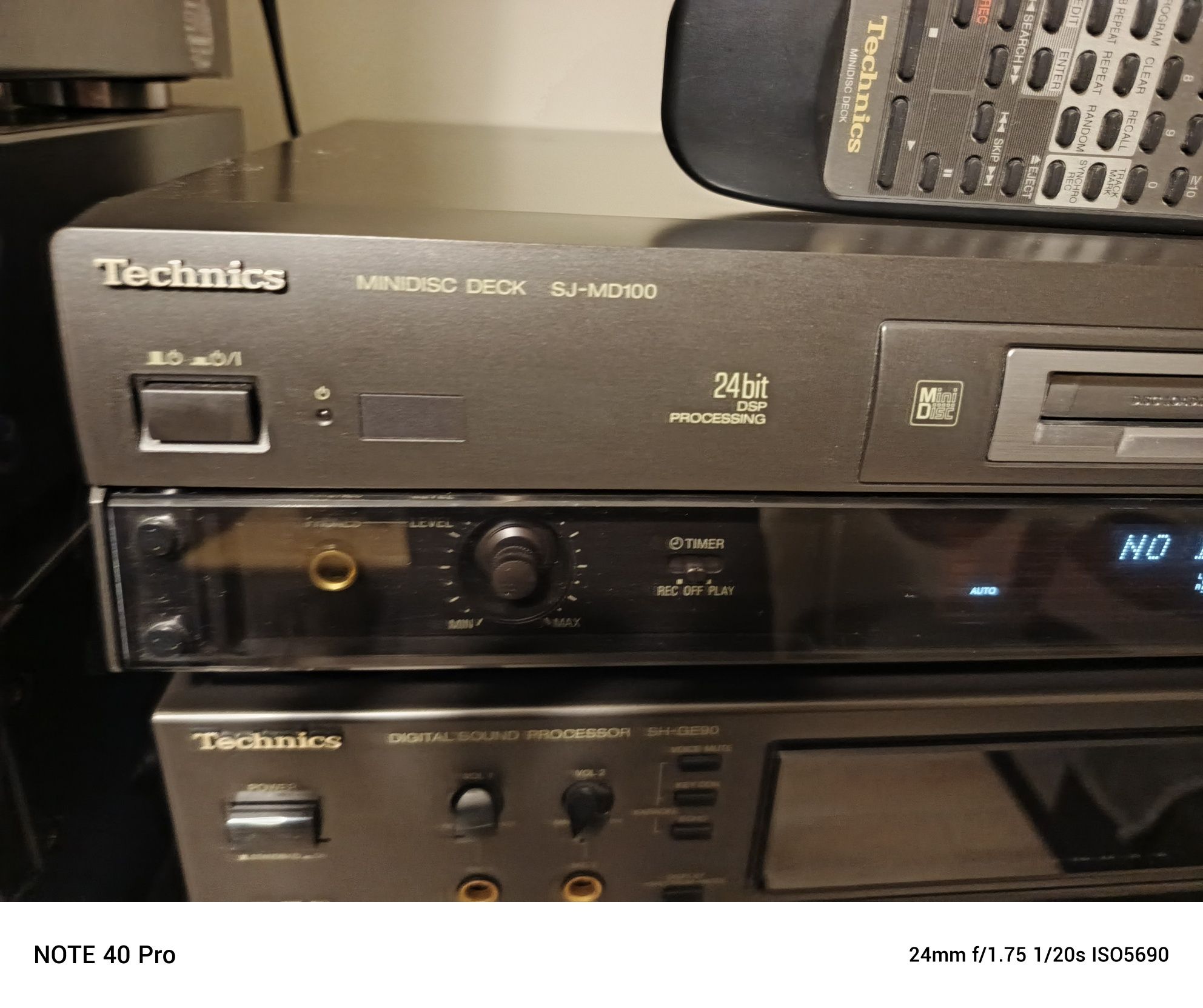 Technics mini disc.