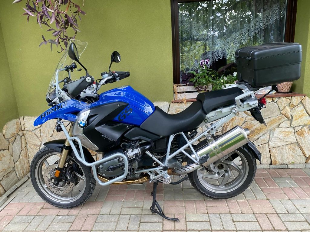 BMW GS 1200 k25 z 2009r. z trzema kuframi