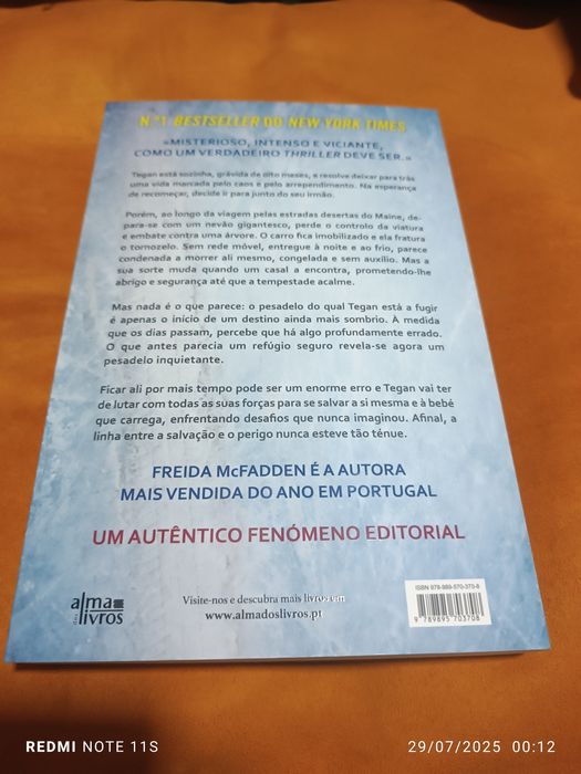 Livro NOVO o ACIDENTE da FREIDA McFADDEN