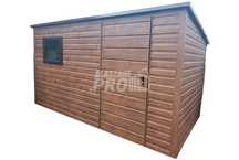 Schowek domek ogrodowy 3x2,5m  okno drewnopodobny   spad w tył GP460