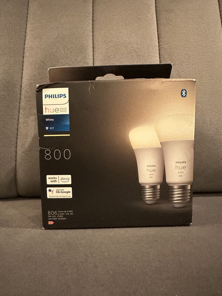 Philips hue White 800 - zestaw dwóch żarówek e27