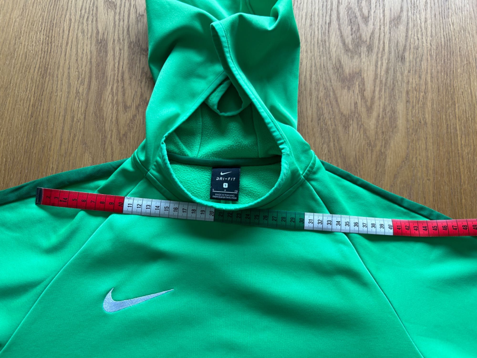 Bluza polarowa męska z kapturem Nike Dri-Fit zielona S