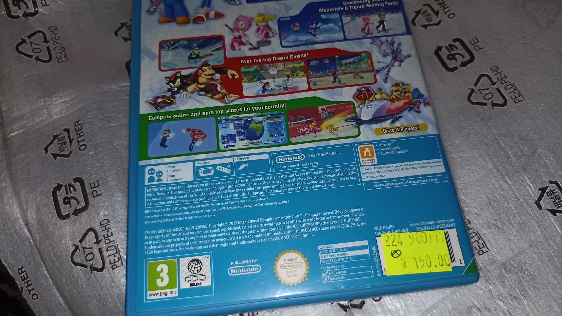Mario & Sonic at the Sochi 2014 Olympic Winter Games Nintendo Wii U