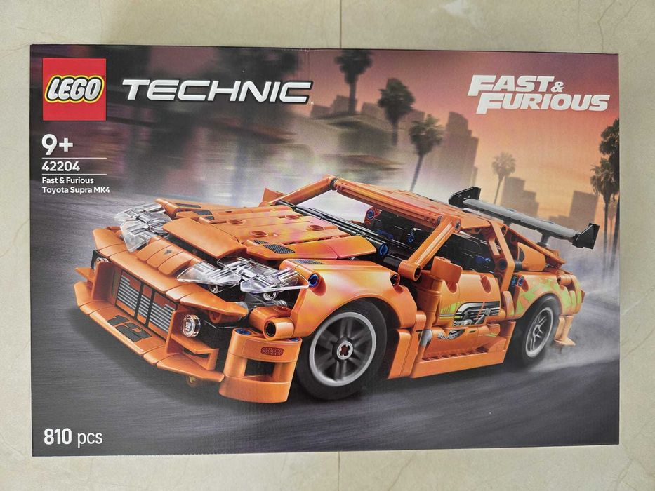 Lego 42204 - TECHNIC - Fast & Furious  Toyoya Supra MK4. Novo e Selado