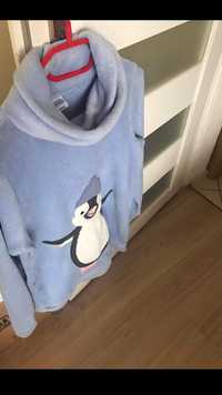 Bluza golf z pingwinem, cieplutka, milutka