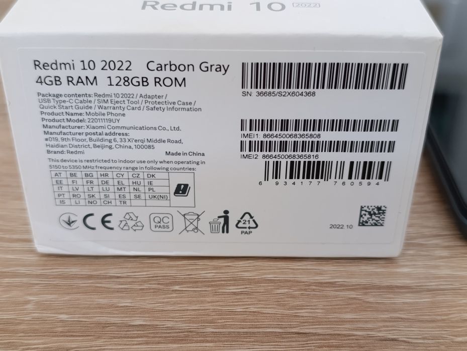 Xiaomi Redmi 10 2022