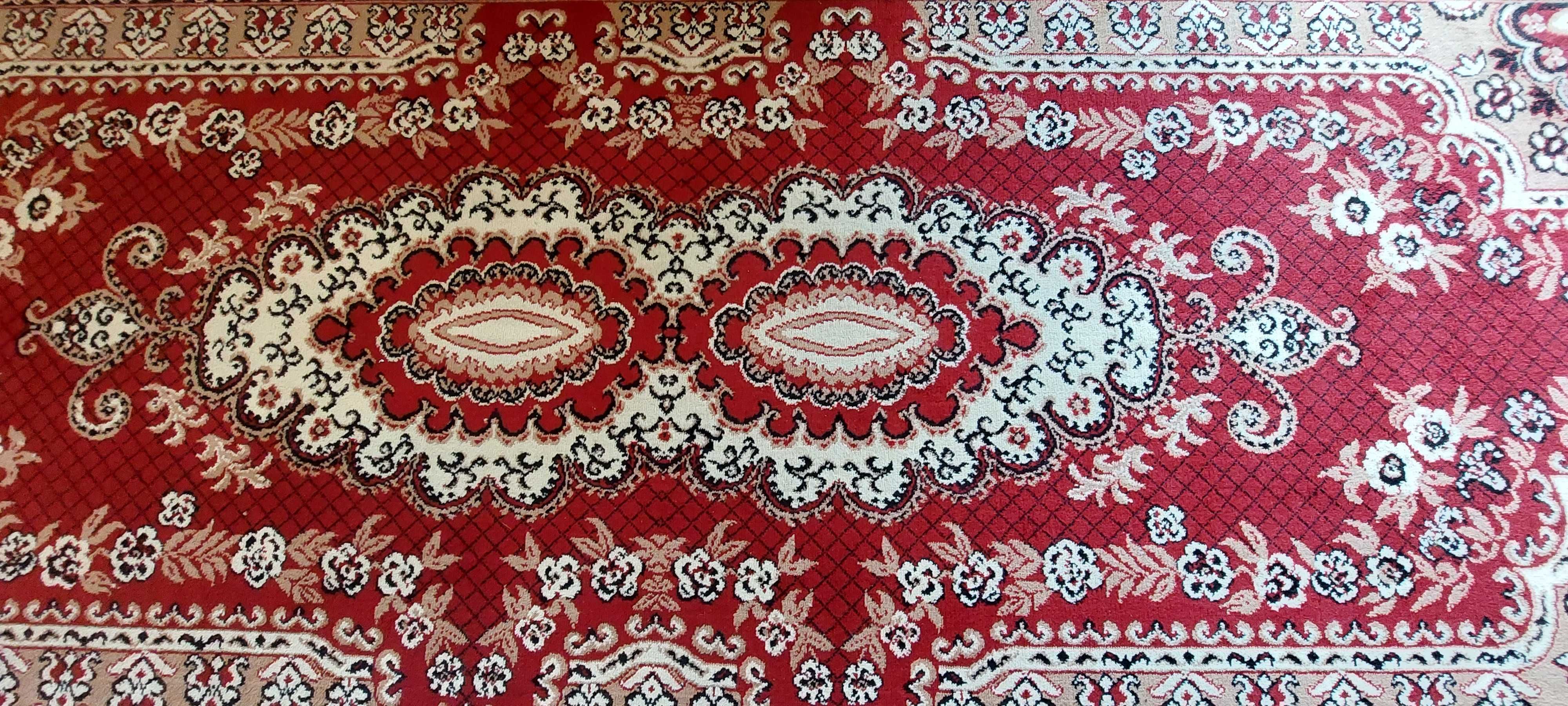 Dywan wełniany wełna 153x346 cm