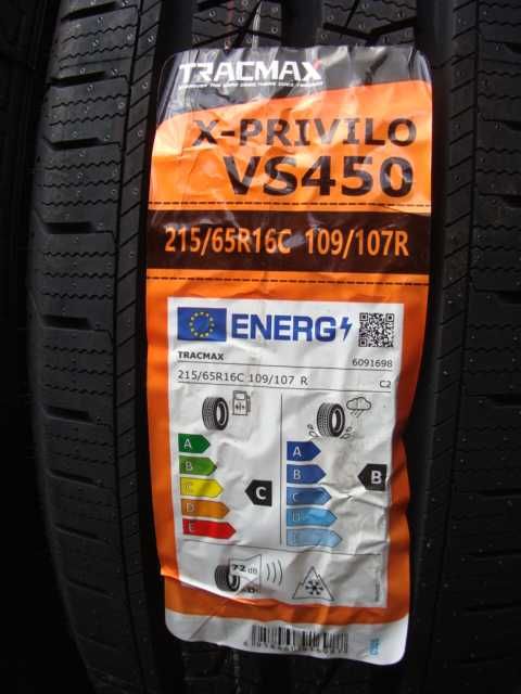 NOWE 215/65 R16C Tracmax X-privilo VS450