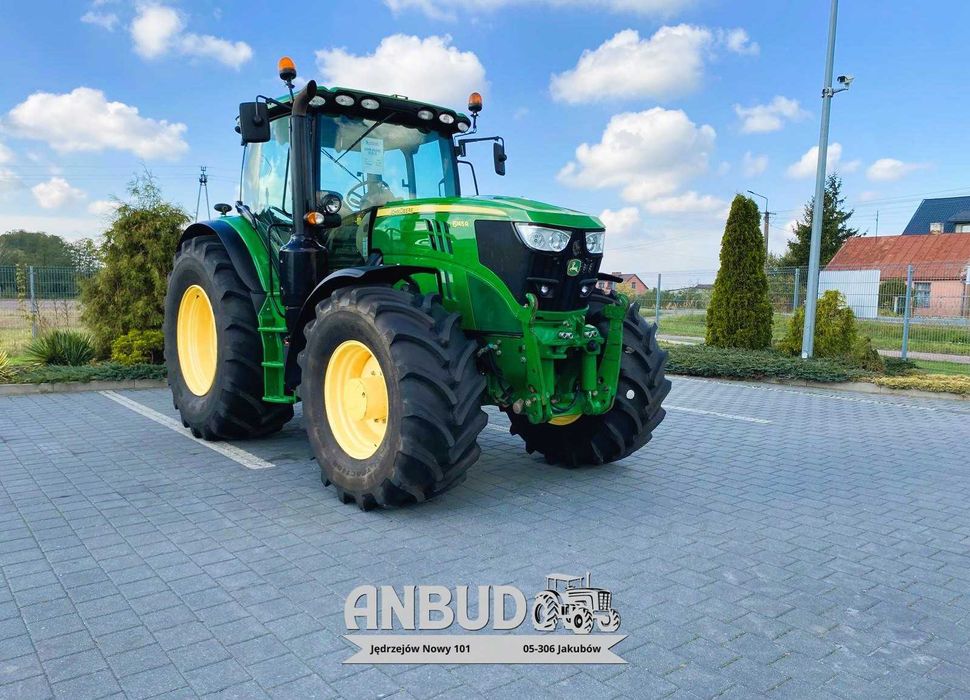 John Deere 6145 R  Firestone 100% 6150 Pneumatyka Tuz JD 6155 M
