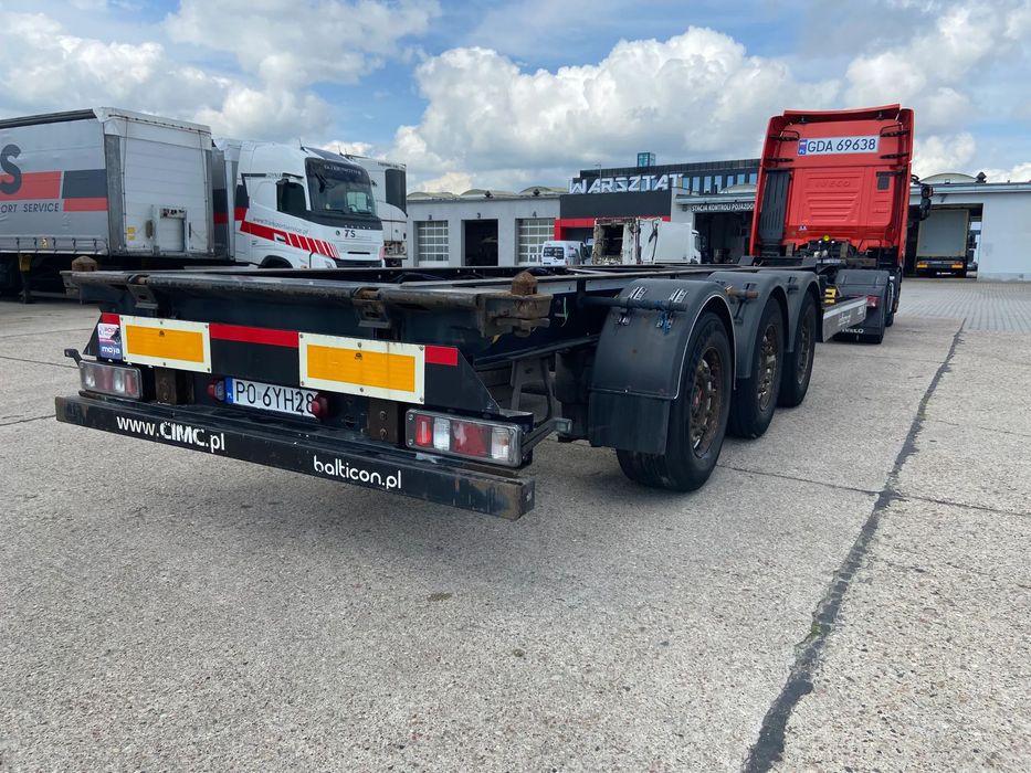CIMC SX03 naczepa podkontenerowa 40&#039; 45&#039;  2019r.  CIMC SX03 naczepa podkontenerowa 40' 45'  2019r.