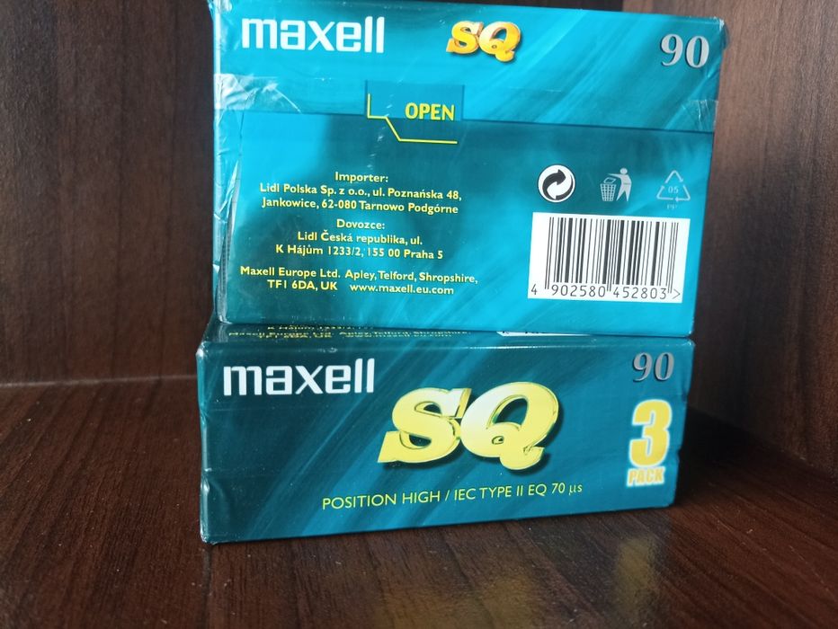 Cassetes Maxell SQ