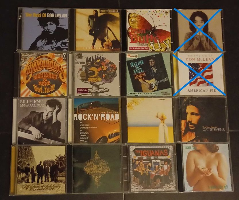 112 CDs de Pop/Rock, Alternative Rock, Hip Hop (desde 2,0€)