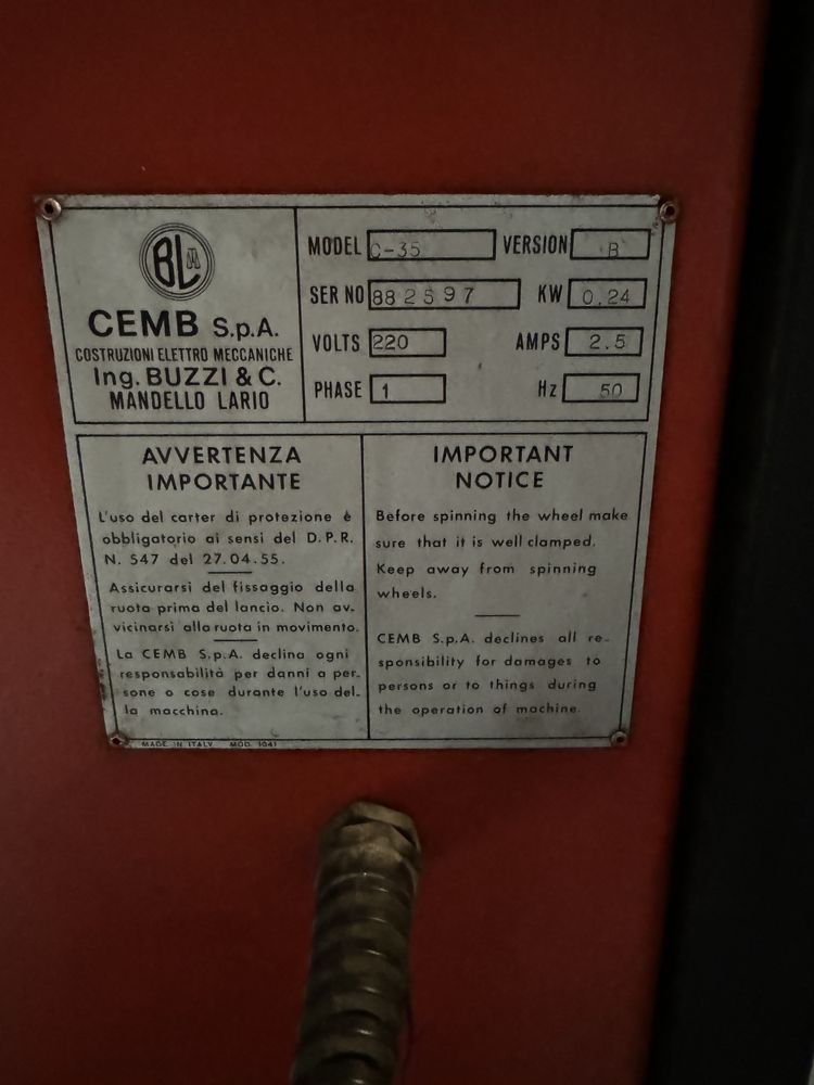 Maquina calibrar pneus CEMB