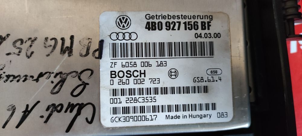 Sterownik Skrzyni Biegów Automat Audi A6 C5 2.5 180 KM 2000 r