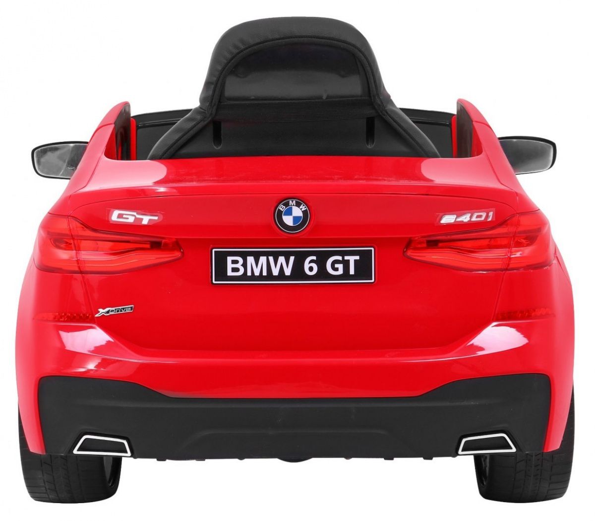 Auto pojazd samochód na akumulator dla dzieci BMW 6 GT Czerwony