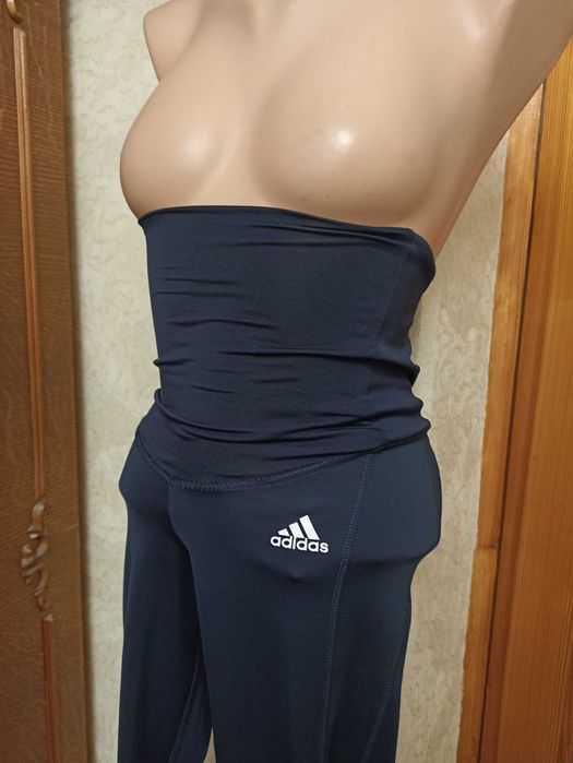 Жіночі темно-сині лосини для вагітних Adidas maternity Aeroready 2XS