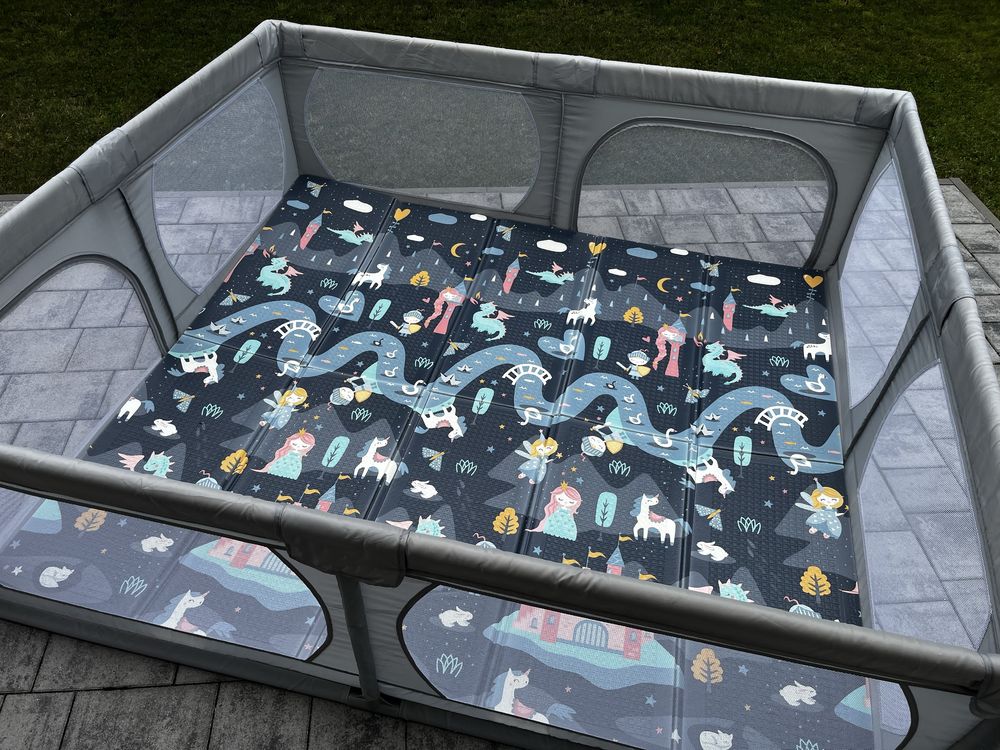 Kojec Moby-System 200x180 cm + mata painkowa Nukido