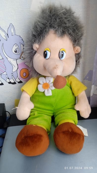 Музыкальная игрушка Ёжик,,мягкая игрушка