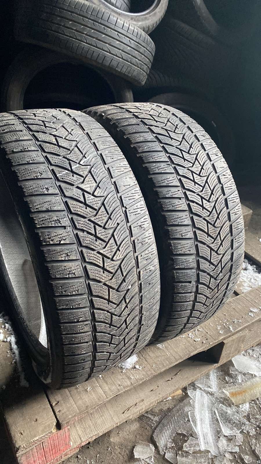 215.45.17 Dunlop 2шт зима шини резина з Европи БВ склад Харків БУ 45