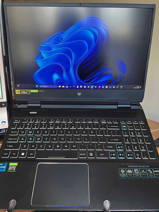 Acer Predator Helios 300 PH315-55 – i7 12ª Gen | RTX 3060 | 16 GB RAM