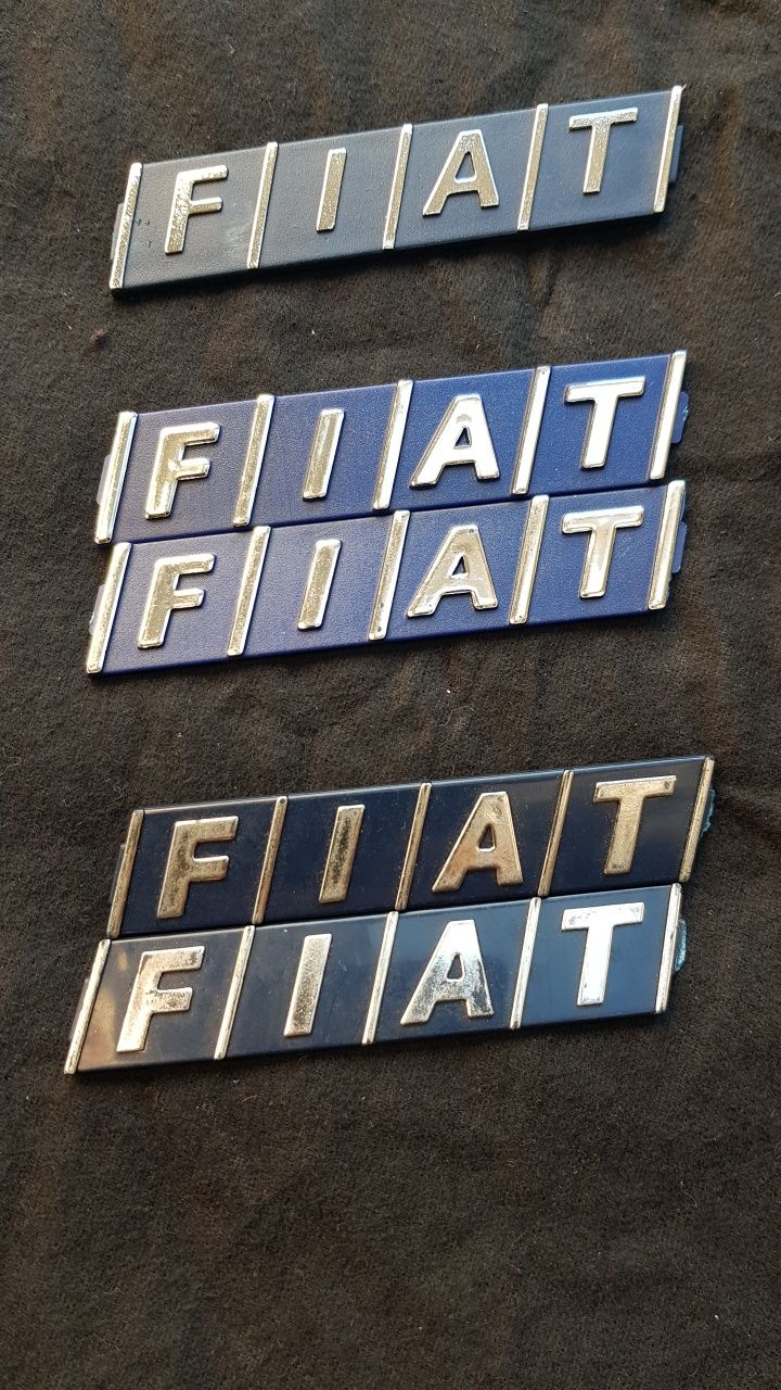 UNO Fiat Emblemas logos simbolos legendas novos