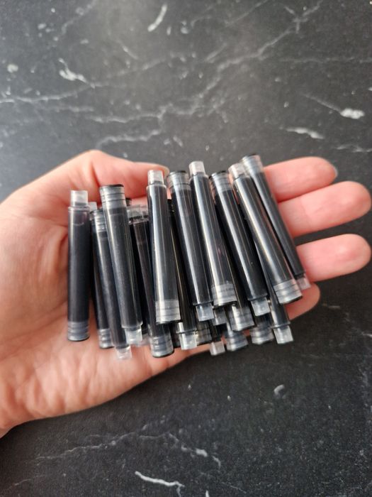 Naboje wkłady do pióra kolor czarny