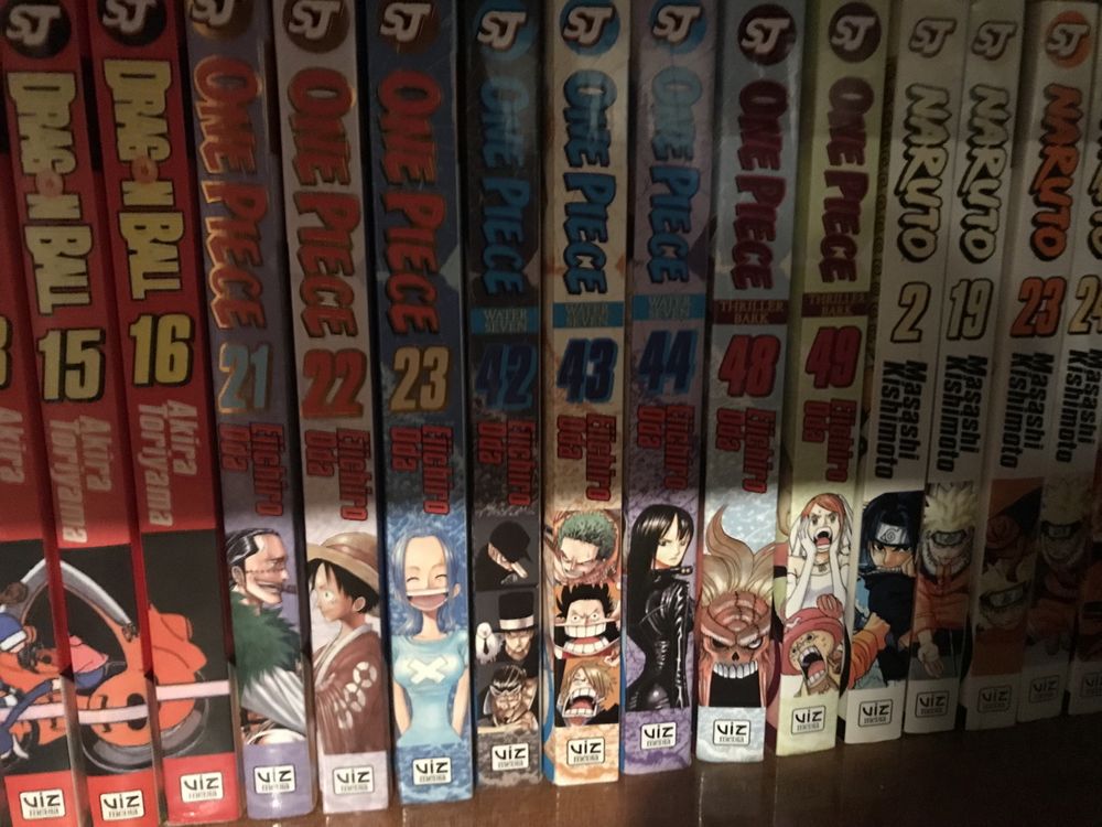 Manga Naruto e One Piece