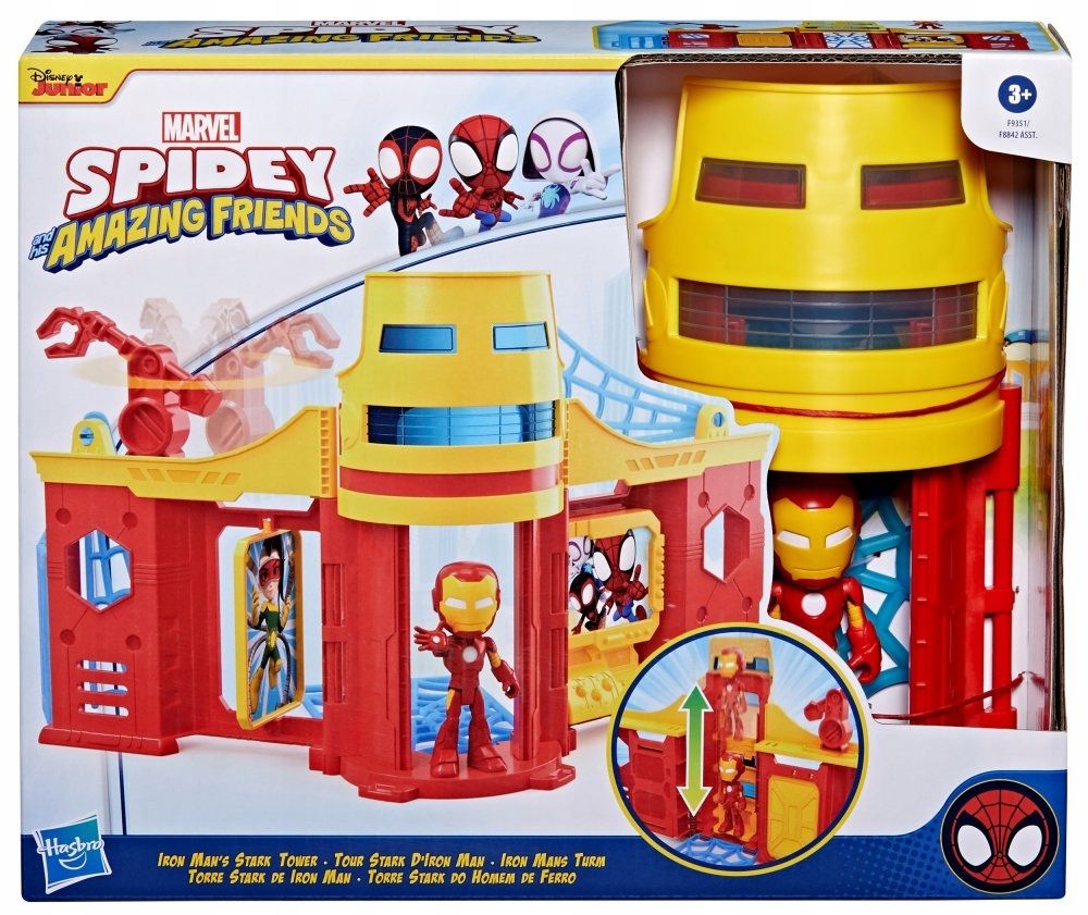 Hasbro Spidey I Super-Kumple Wieża Iron Man Figurka Akcji F9351