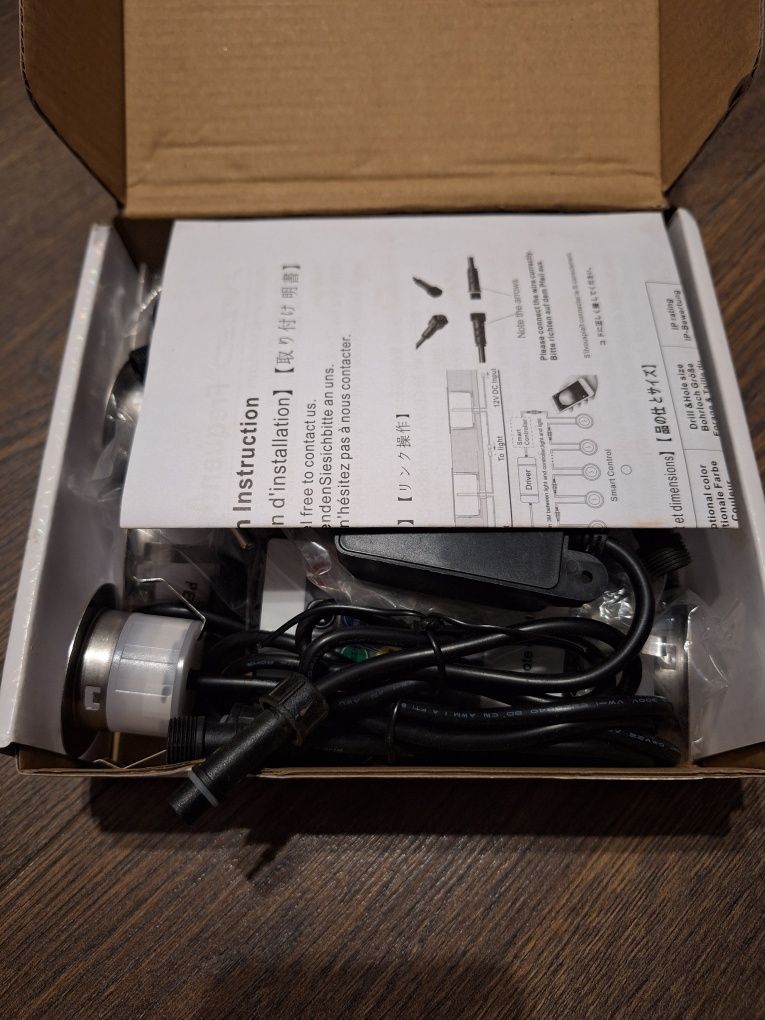 FVTLED zestaw LED RGB D45 – 6 lamp wpuszczanych IP67, WiFi, pilot 20 k