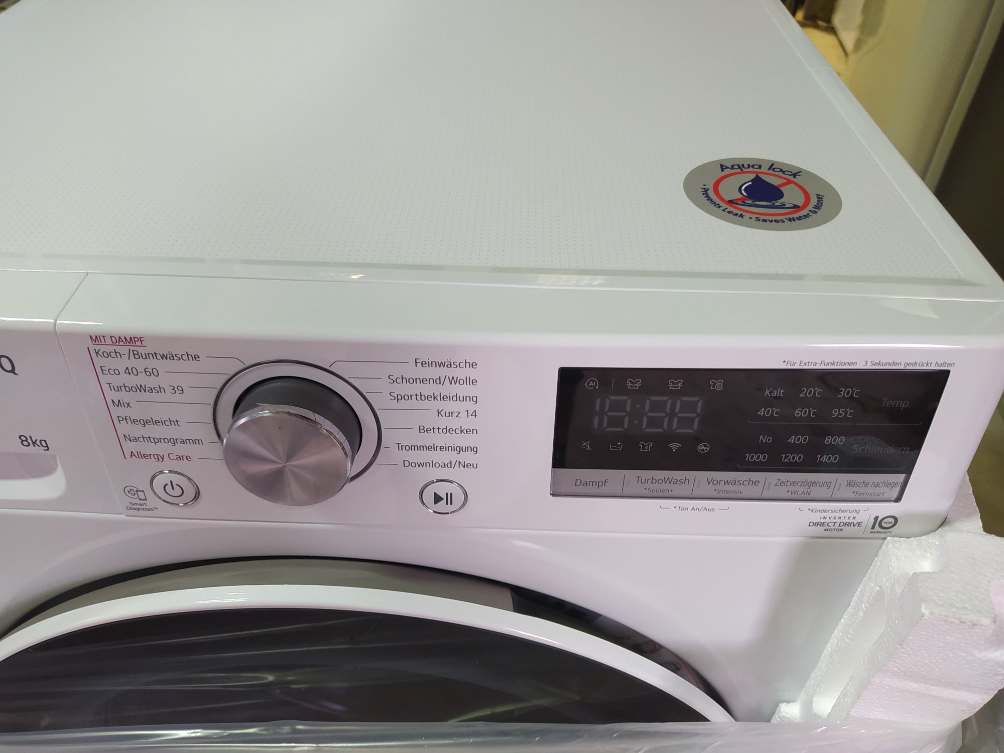 Нова пральна машина LG F4WV7080