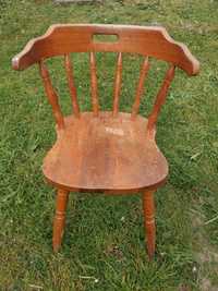 Krzesła kapitańskie, drewniane