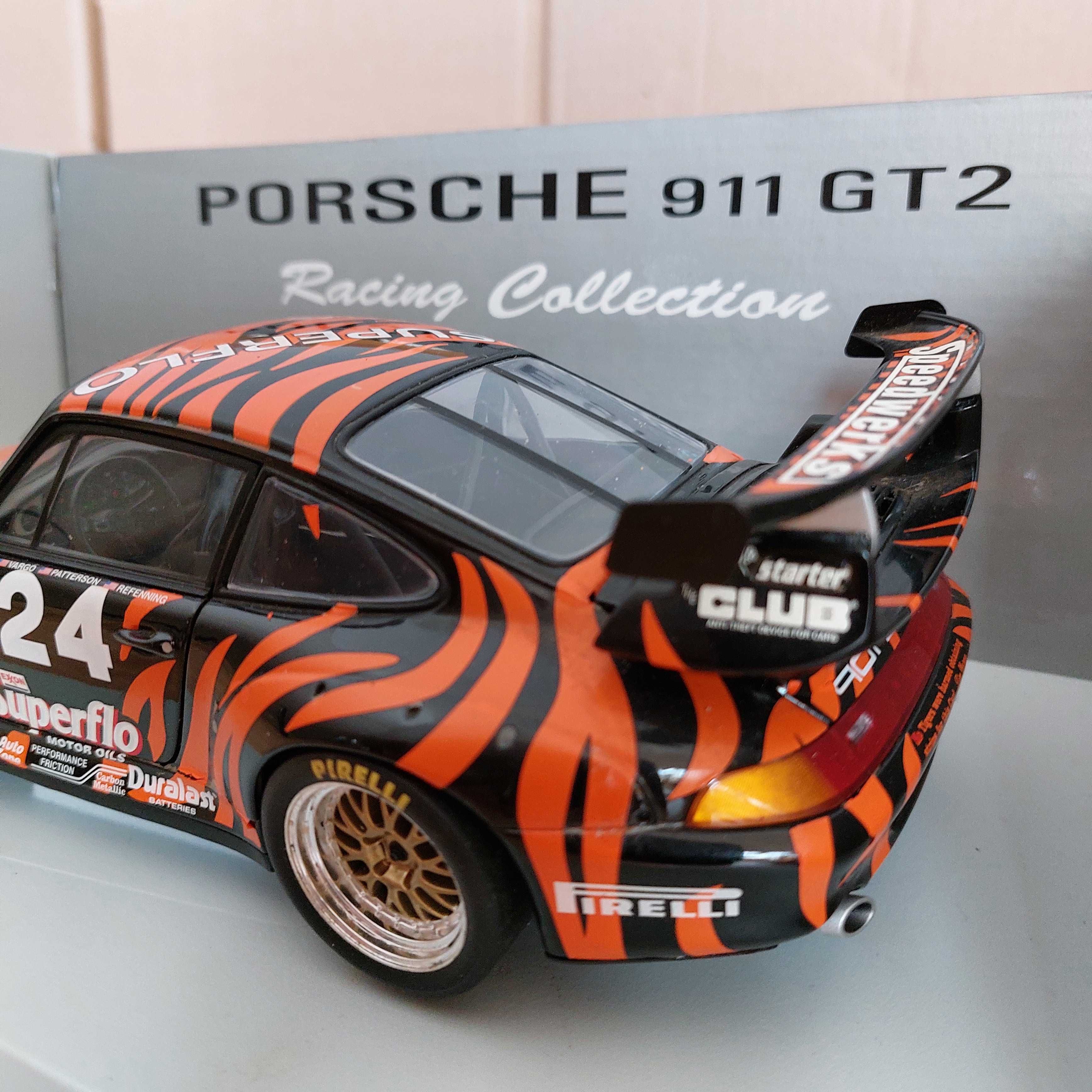 Miniatura UT Models 1/18 Porsche 911 993 GT2 #24 Sebring 1998