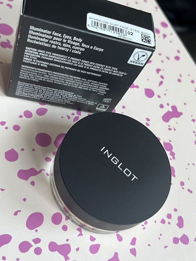 Inglot sypki rozświetlacz 02