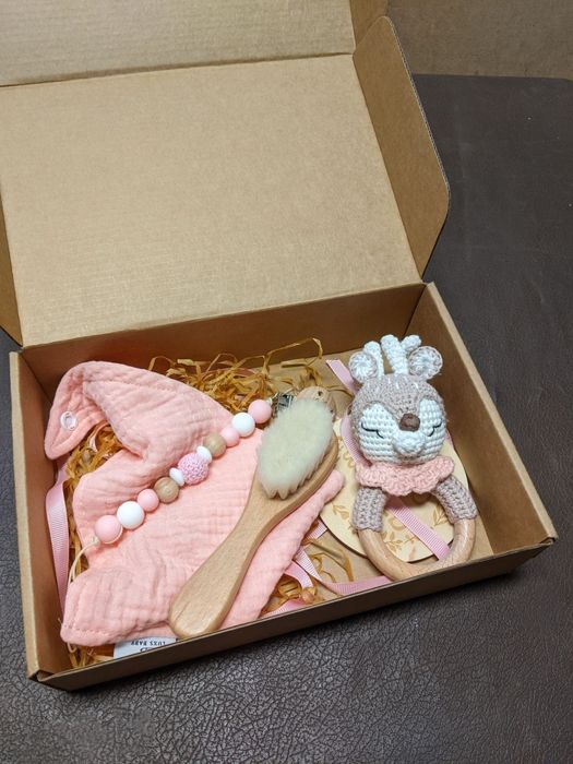 Подарунок на Гендер паті Подарунковий набір для новонароджених