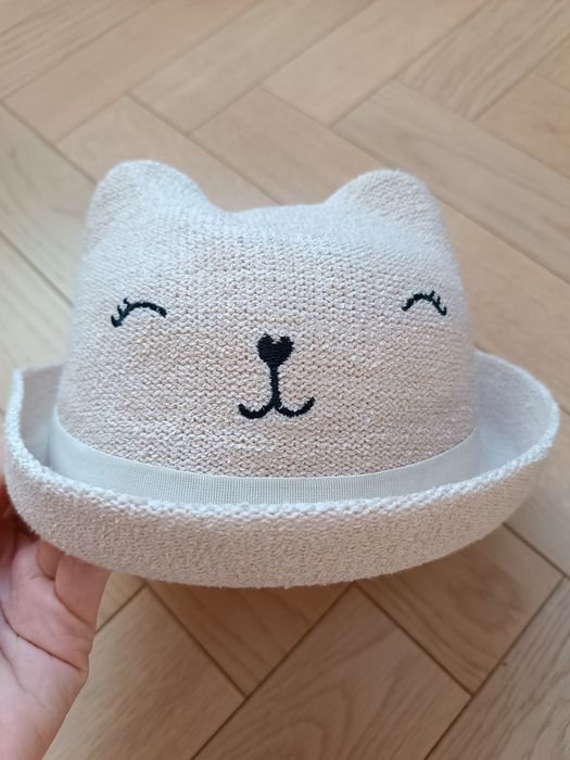 Kapelusz słomkowy dla dziecka, rozmiar 50, Smyk