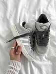 Женские кроссовки Adidas Campus серые / Адидас Кампус 36 37 38 39 40