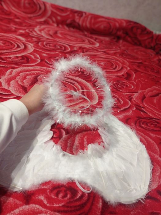 Новорічні крила і німб