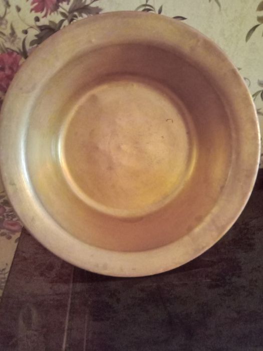 Таз латунний блестящий для варенья и бастурми