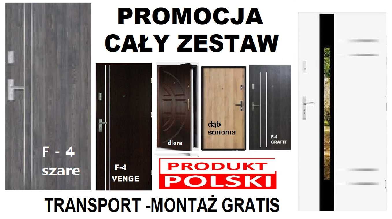 Drzwi ZEWNĘTRZNE do mieszkania w bloku- wejściowe z MONTAŻEM.